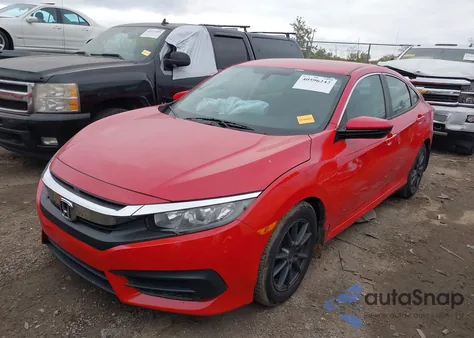 2017 Honda Civic Lx из США, поврежденный, VIN 2HGFC2F51HH556987